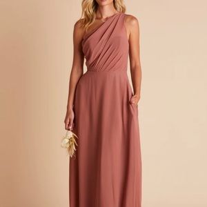 XS Birdy Grey Kira Chiffon Dress in Desert Rose